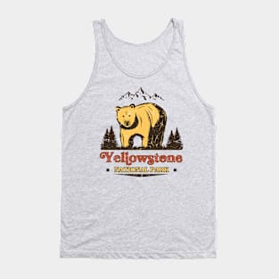 Yellowstone National Park Bear Vintage Tank Top